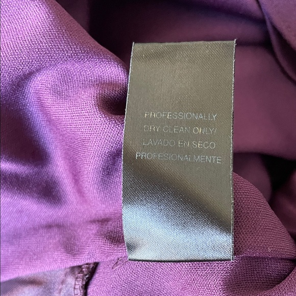 Elegant Purple/Burgundy Top and Skirt Ensemble ( Size 12) - Picture 15 of 16